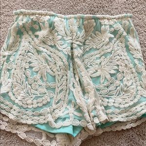 Laced shorts